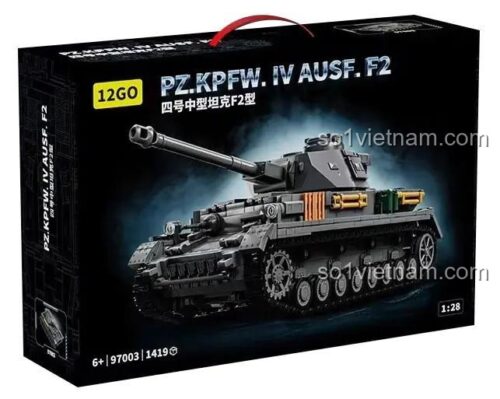 Hộp đựng xe tăng Panzer IV Ausf. F2 12GO 97003