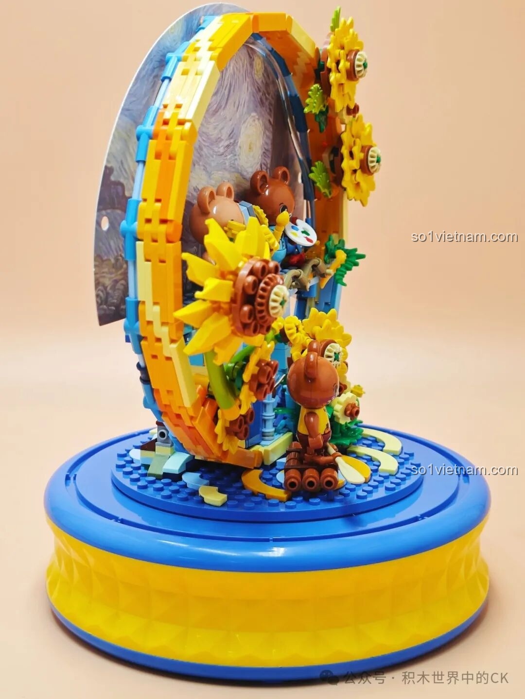 Ba chú gấu minifigure đi kèm Hộp nhạc 