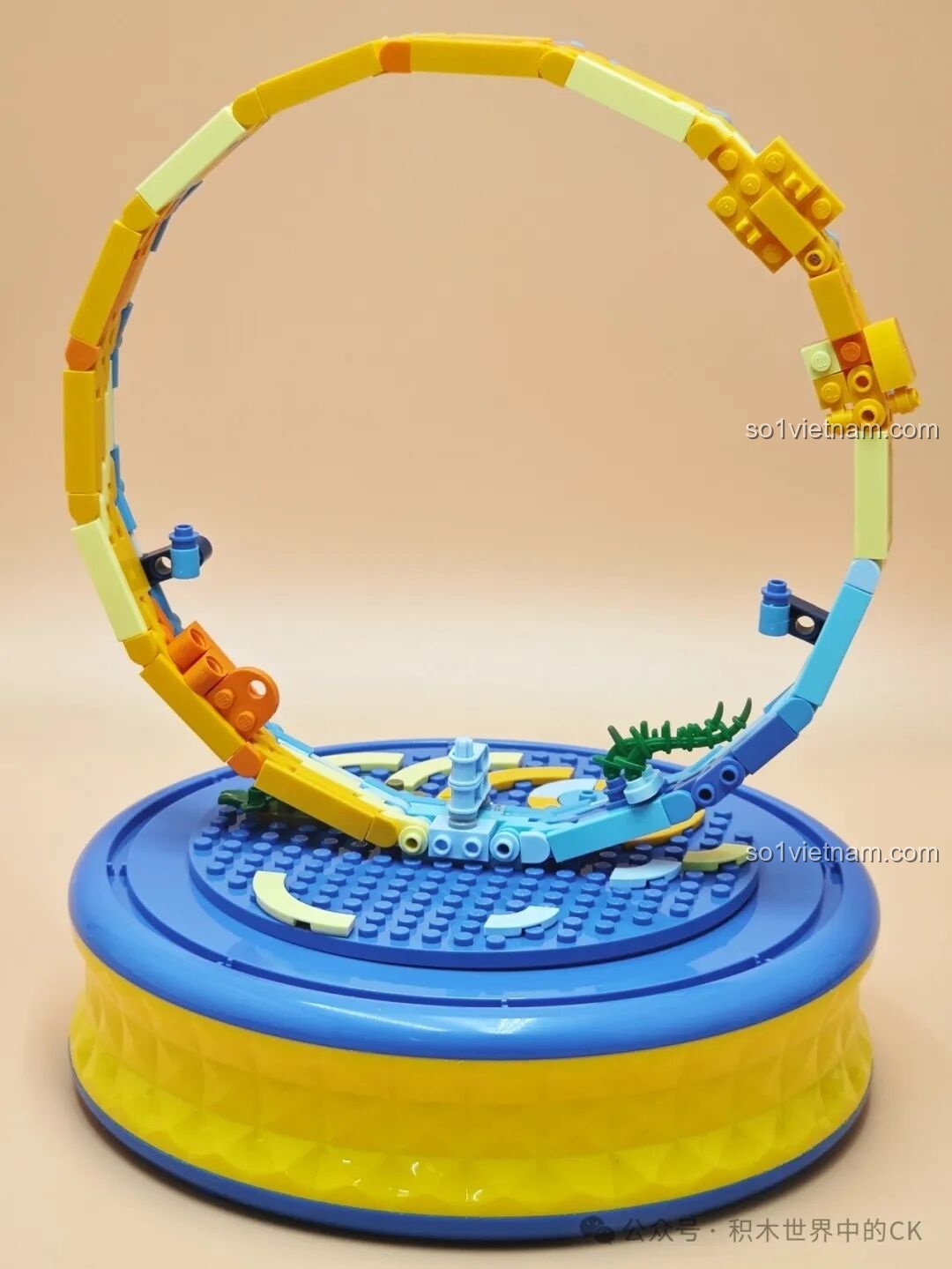 Quá trình lắp ráp phần đế tròn của Hộp nhạc 