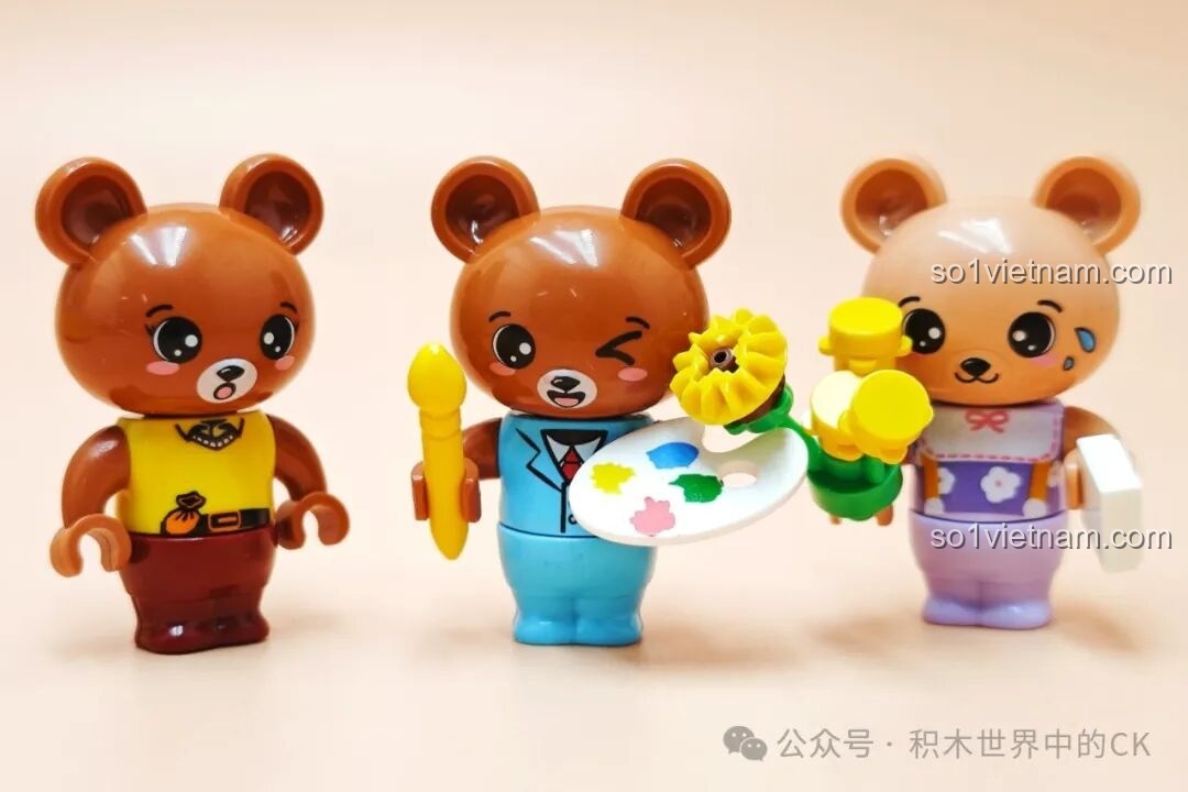 Quá trình lắp ráp các chi tiết hoa hướng dương của Hộp nhạc 