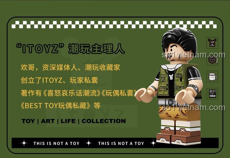 Nhân vật chính trong bộ đồ chơi lắp ghép Hộp Sáng Tạo ITOYZ Liên Minh X-BOX AREA-X AD0002