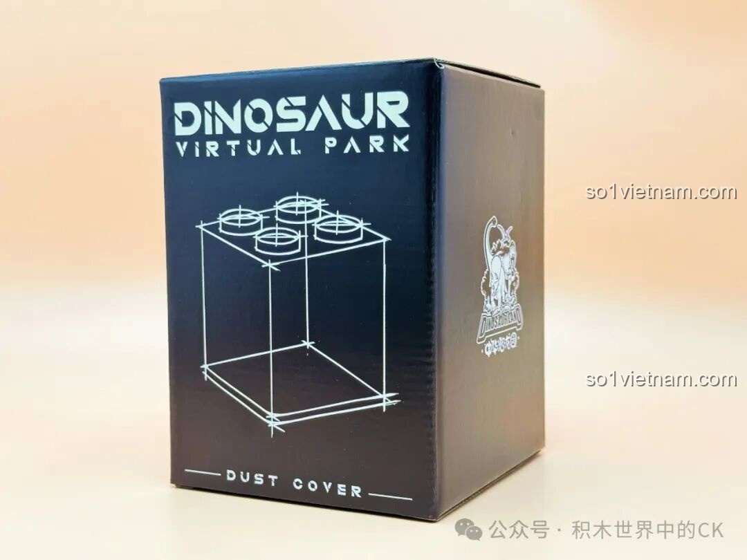 Hộp trưng bày bằng nhựa trong suốt đi kèm trong bộ lắp ráp ZHEGAO, giúp bảo vệ mô hình khỏi bụi bẩn.
