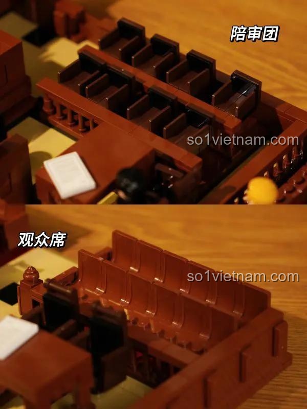 Bộ lắp ghép Tòa án Pháp lý Houfa Education QJ5495 - Ảnh review 1