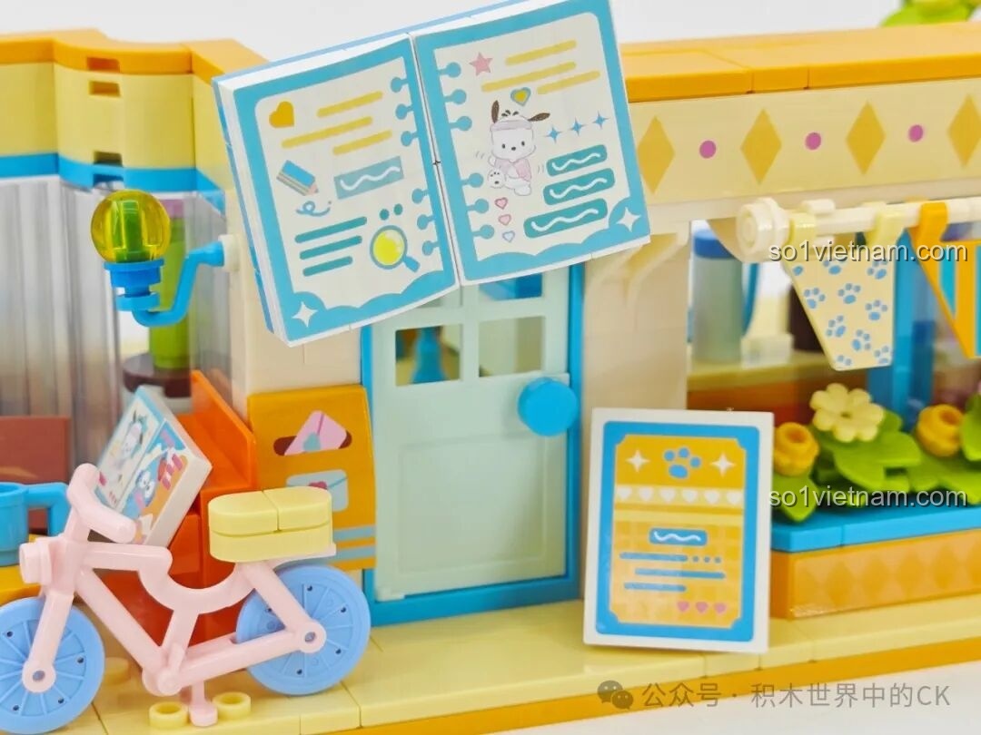 Sách hướng dẫn lắp ráp bộ Học Viện Sanrio TC2068