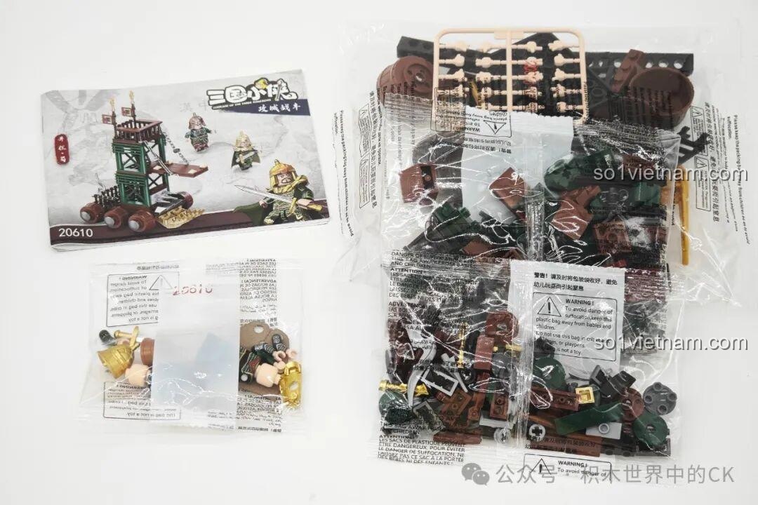 Hướng dẫn lắp ráp bộ Decool 20609 Thần Tý Nỏ Hán