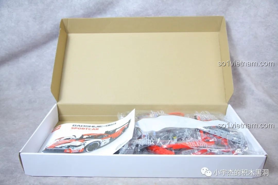 Sách hướng dẫn lắp ráp bộ Porsche 963 Sportcar