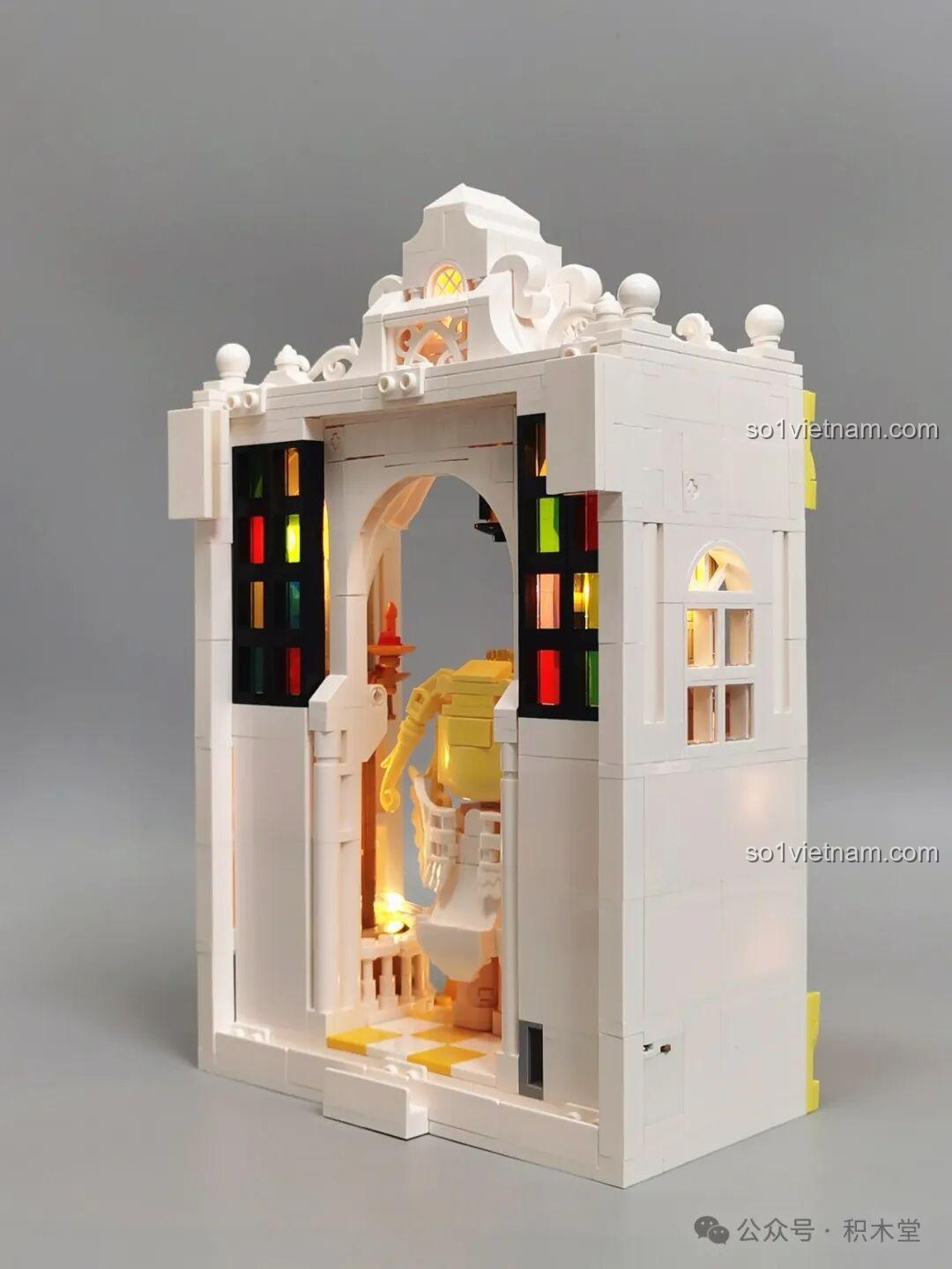 Mô hình iambrick 30101 Thâm Uyên Kính: Bạch Hủy Chi Quang nhìn từ phía sau
