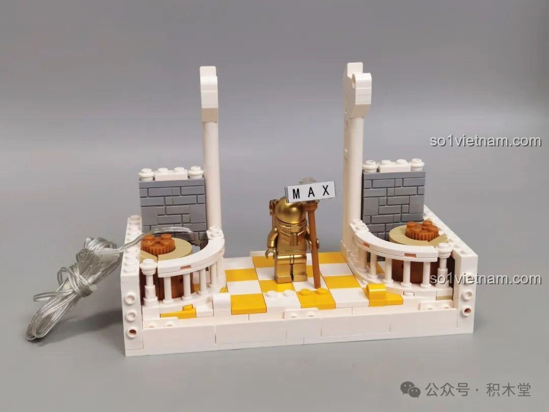 Lắp đặt dây đèn cho mô hình iambrick 30101 Thâm Uyên Kính: Bạch Hủy Chi Quang