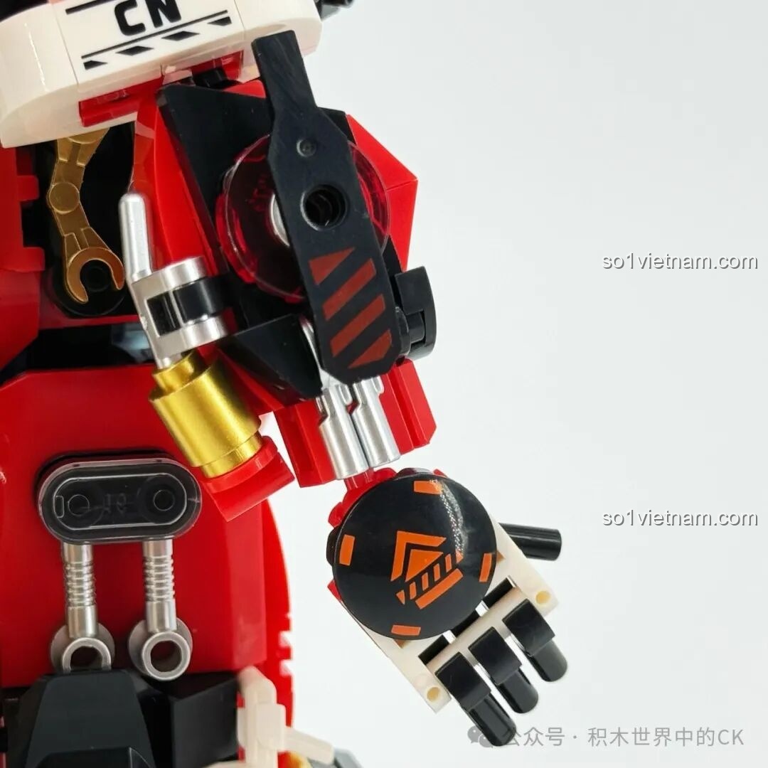 Cận cảnh khớp háng của Robot Cứu Hỏa Phá Vỡ Giới Hạn iBlock ib1101.