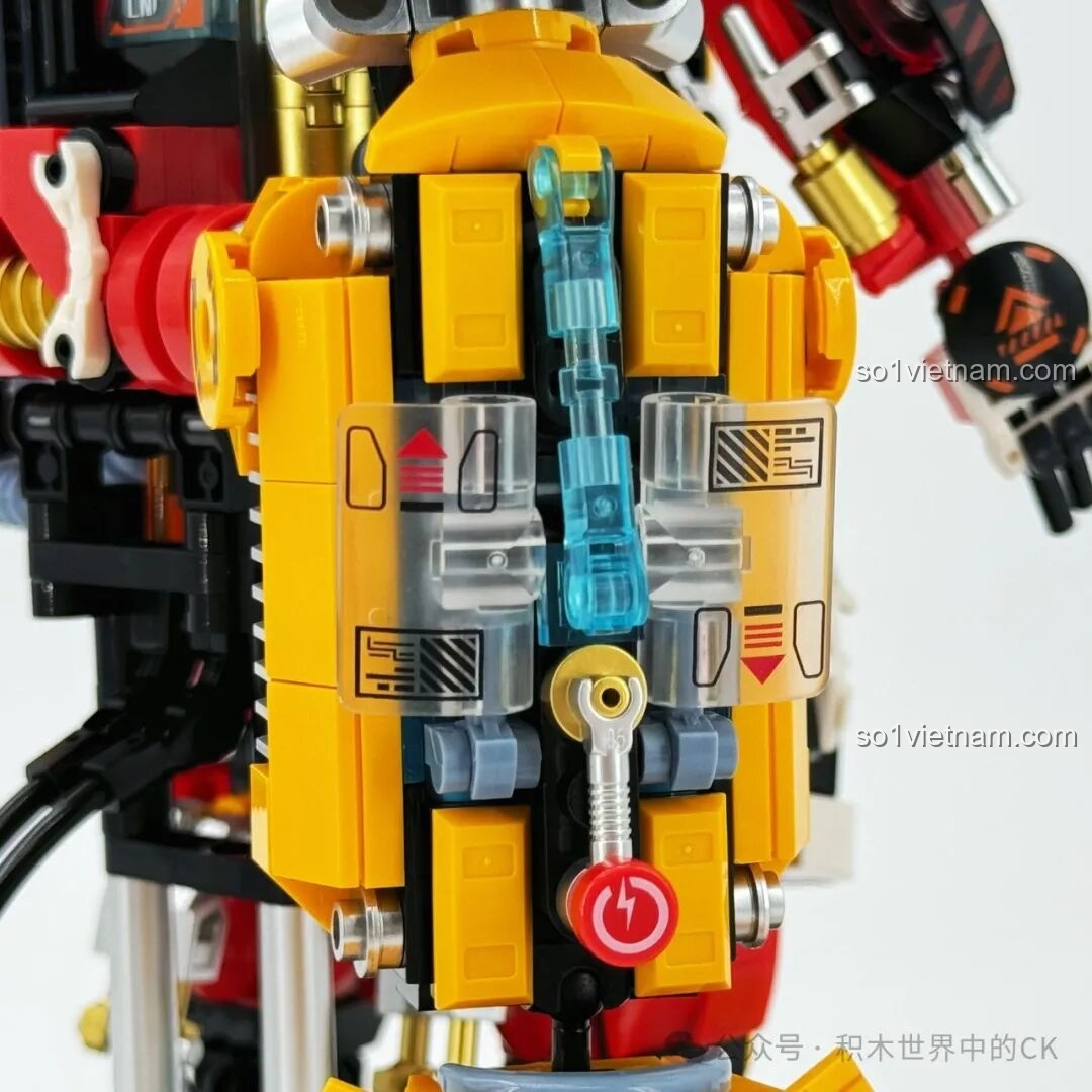 Robot Cứu Hỏa Phá Vỡ Giới Hạn iBlock ib1101 đang thực hiện nhiệm vụ cứu hộ trong bối cảnh cháy.