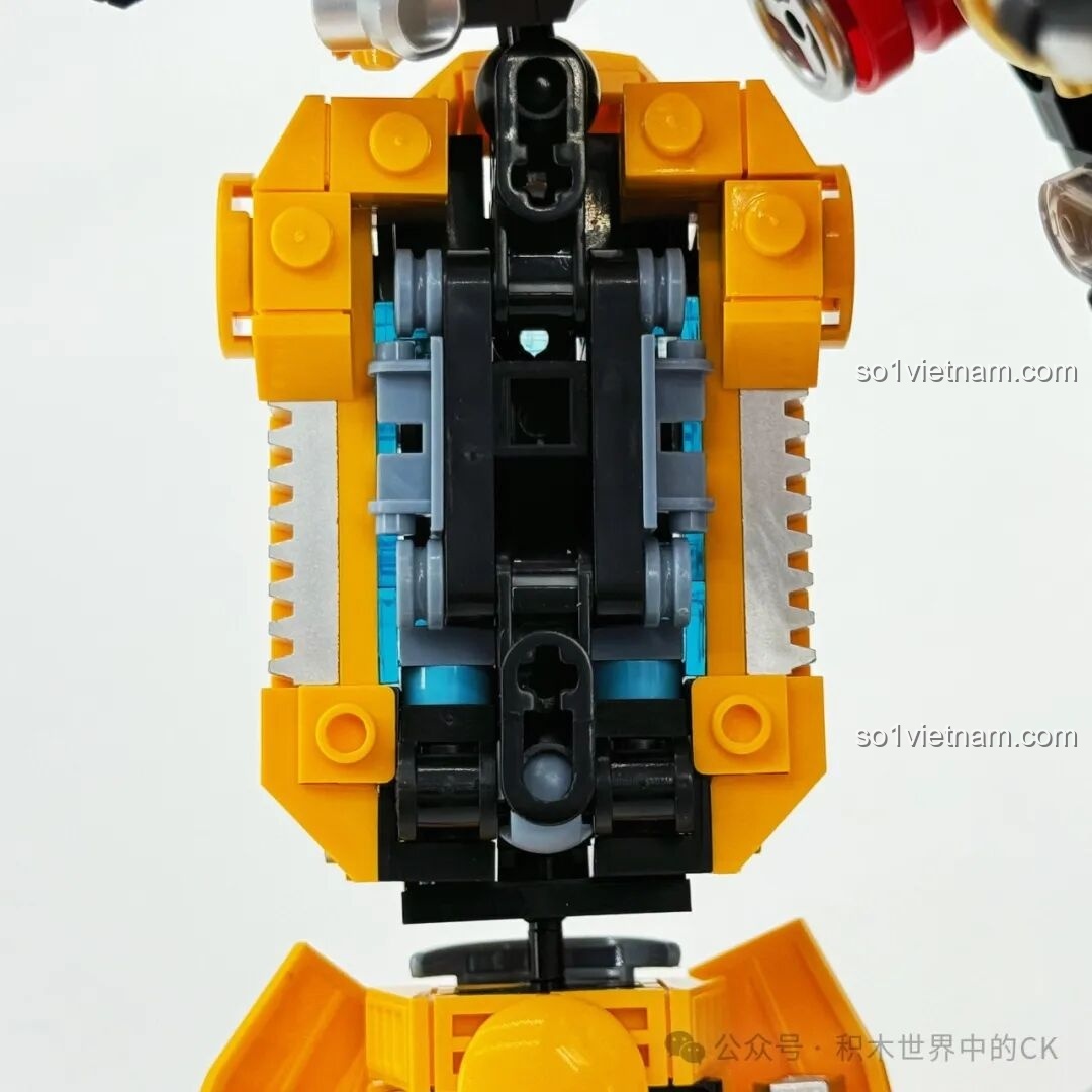 Robot Cứu Hỏa Phá Vỡ Giới Hạn iBlock ib1101 đang thực hiện nhiệm vụ trong bối cảnh cháy.