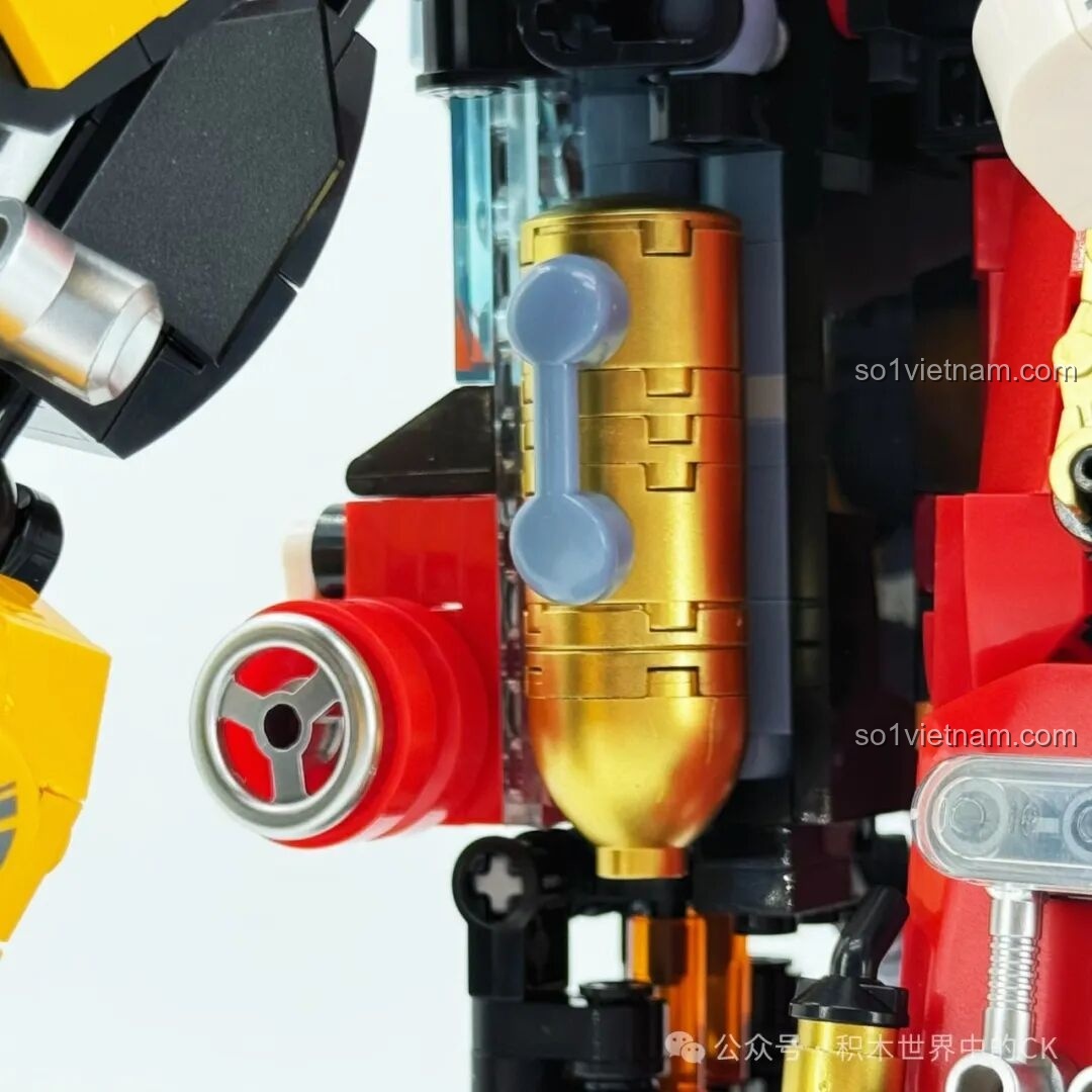 Robot Cứu Hỏa Phá Vỡ Giới Hạn iBlock ib1101 đang thực hiện nhiệm vụ trong bối cảnh cháy.