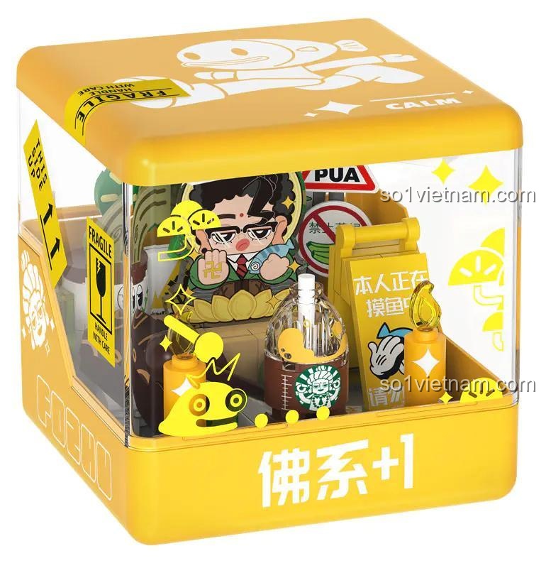 Hộp quà may mắn iBlock ib2201 - Bộ sưu tập 6 nhân vật thần thoại, đồ chơi blind box độc đáo, quà tặng ý nghĩa cho bé 6 tuổi