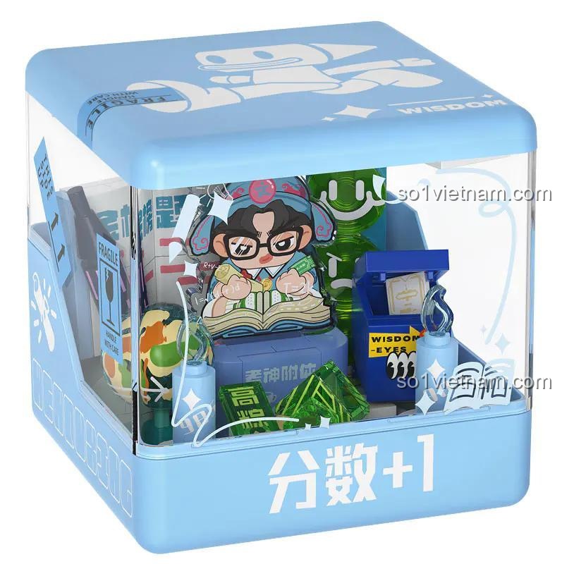 Hộp quà may mắn iBlock ib2201 - Bộ sưu tập 6 nhân vật thần thoại, đồ chơi blind box độc đáo, quà tặng ý nghĩa cho bé 6 tuổi