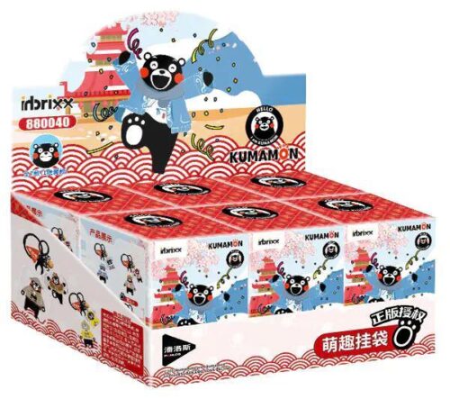 Hộp bộ đồ chơi ibrixx 880040 Gấu Kumamon Dễ Thương Treo Túi, blind box 6 mẫu, có mẫu ẩn, thiết kế trong suốt, cho bé gái 6 tuổi