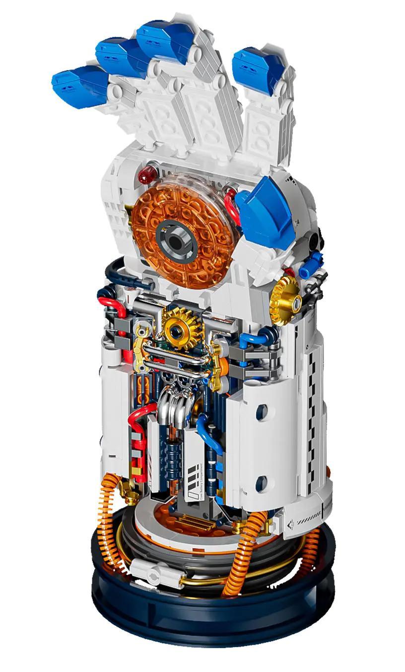 Bộ lắp ghép JAKI CK018 Găng Tay Phi Hành Gia với thiết kế cơ khí tinh xảo, khớp ngón tay cử động, phù hợp cho con trai 8 tuổi, giá tốt.