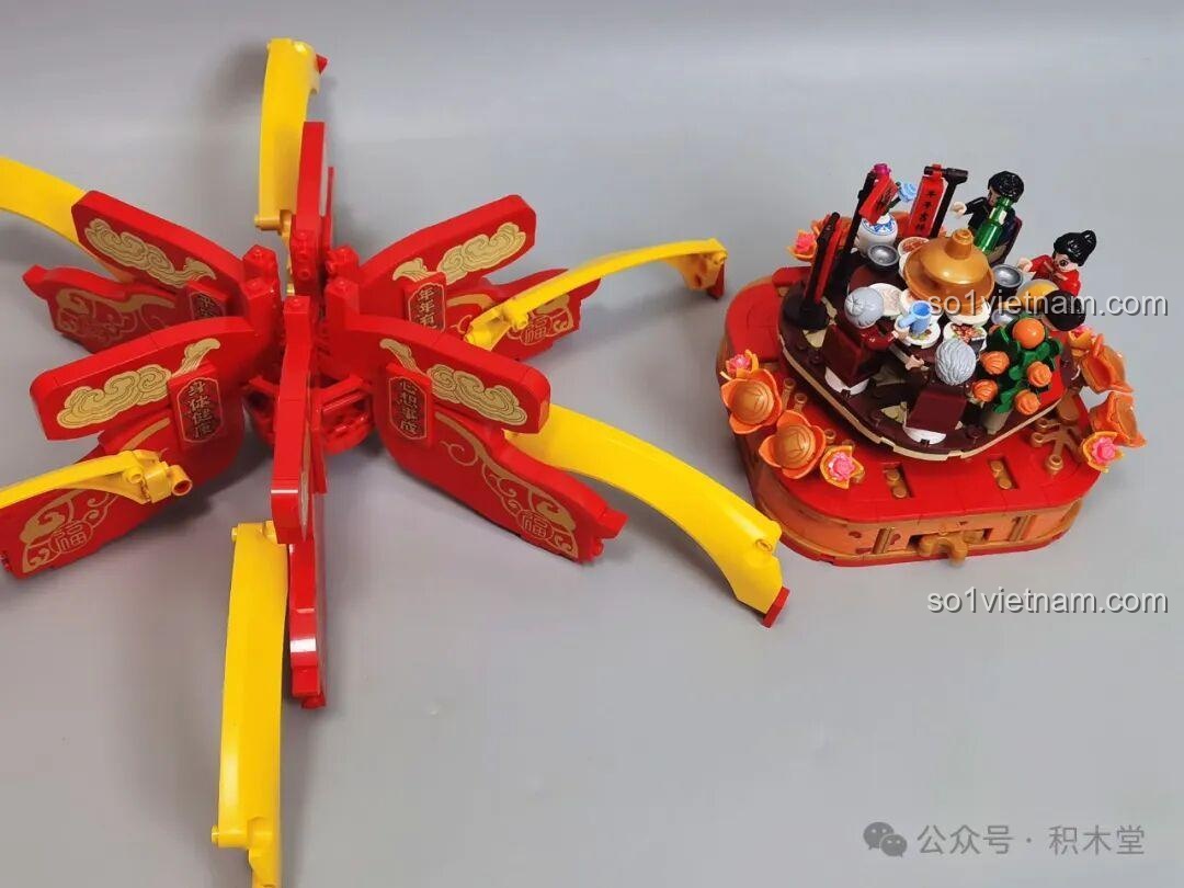 Hoàn thành bộ lắp ghép Đèn Lồng Như Ý Xuân Đăng JAKI (lần 1)