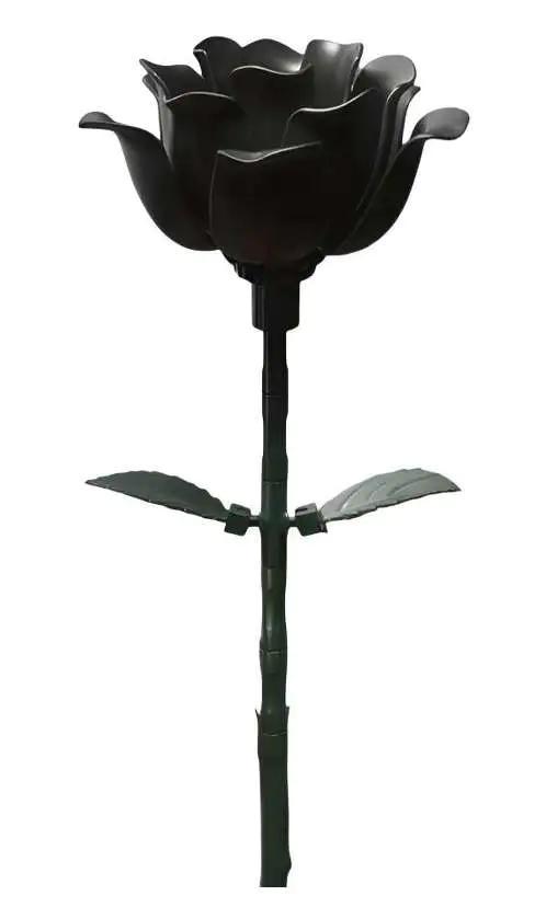 Mô hình hoa hồng đen Kỵ Sĩ Bóng Đêm JAKI DK009, bộ lắp ghép hoa hồng đen cho bé gái 8 tuổi, đồ chơi giáo dục sáng tạo