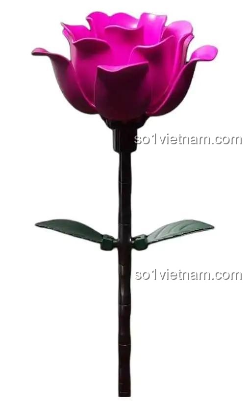 Mô hình hoa hồng hồng JAKI DK010 Tình Yêu Vĩnh Cửu, đồ chơi lắp ghép cho bé gái 8 tuổi, quà tặng ý nghĩa