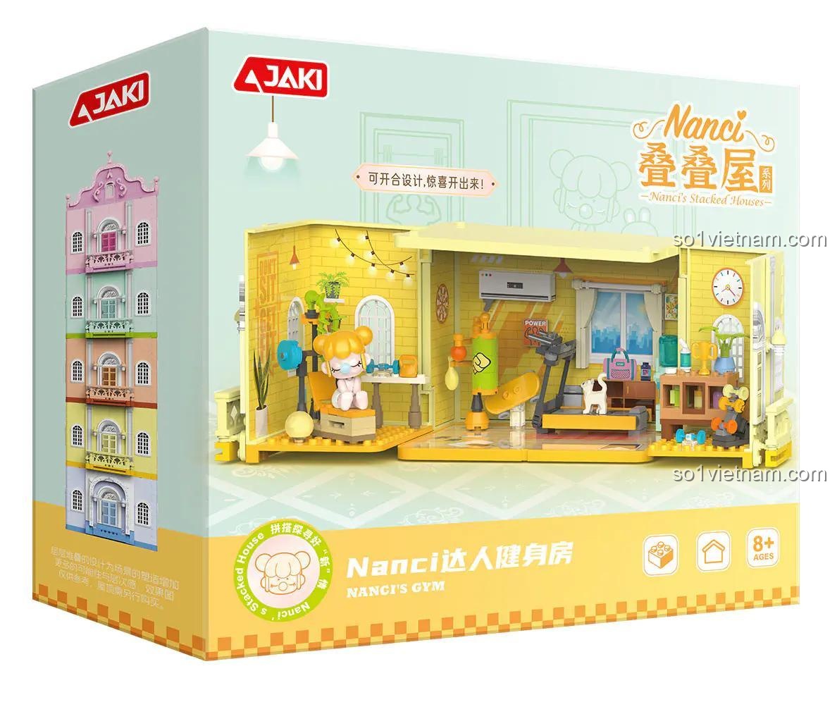 Hộp sản phẩm bộ lắp ghép Nanci Đạt Nhân Phòng Gym JAKI HK131