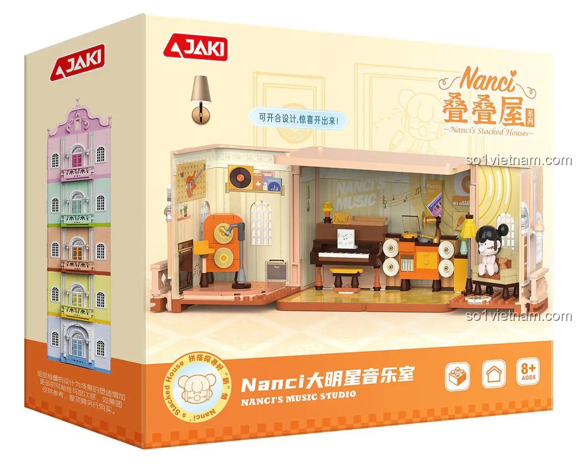 Hộp sản phẩm bộ lắp ghép Nanci Đại Minh Tinh Phòng Thu Âm JAKI HK133