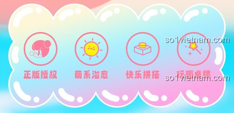 Chi tiết phòng bếp trong Nanci Ngôi Nhà Xếp Chồng, đồ chơi lắp ráp JAKI HK136, mô hình Nanci cho bé gái