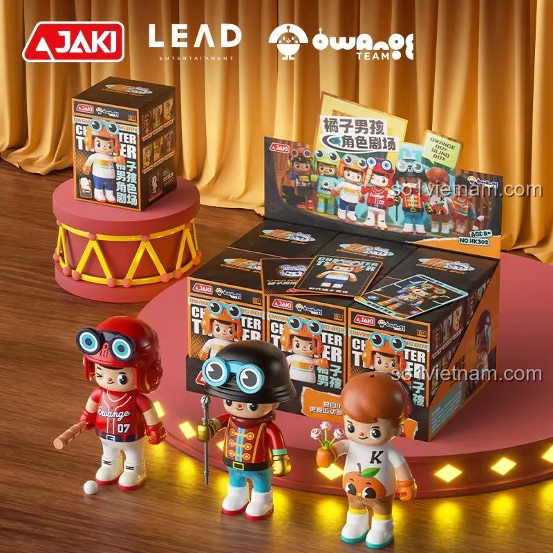 Figure Owange Boy 302, hộp mù Owange Boy trưng bày, giá trị cao
