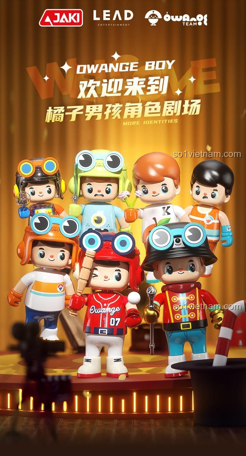 Bộ đồ chơi HK 302, chào mừng đến thế giới Owange Boy, giá tốt