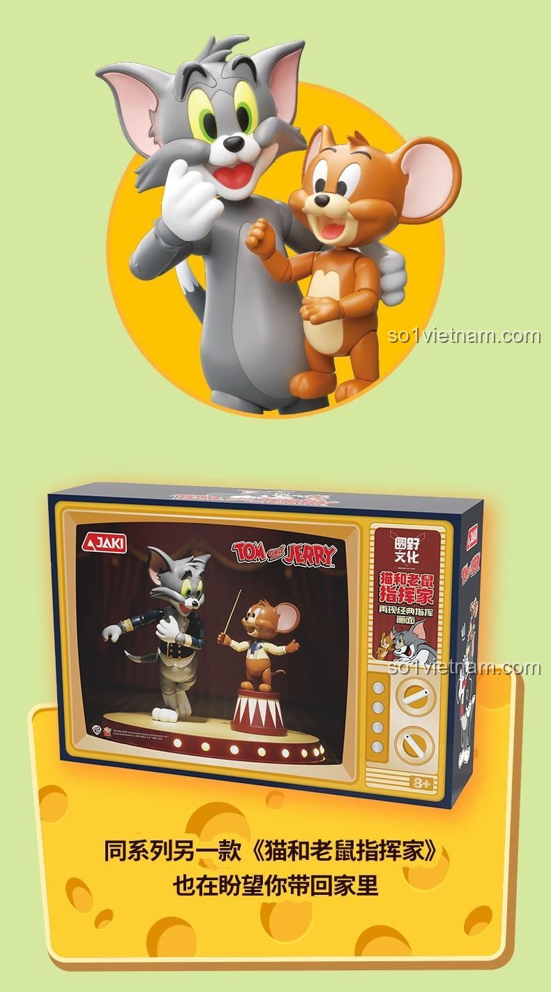 Hộp đồ chơi figure Tom và Jerry Classic Version JAKI HK851
