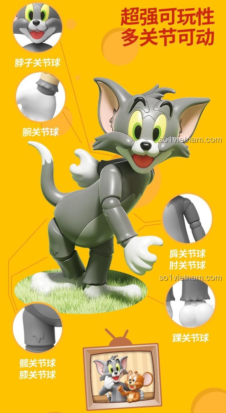 Mô hình Tom Classic Version JAKI HK851 với các khớp nối