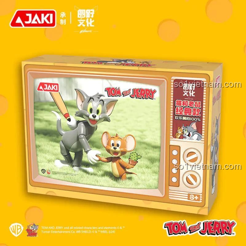 Hộp mô tả sản phẩm figure Tom và Jerry Classic Version JAKI HK851