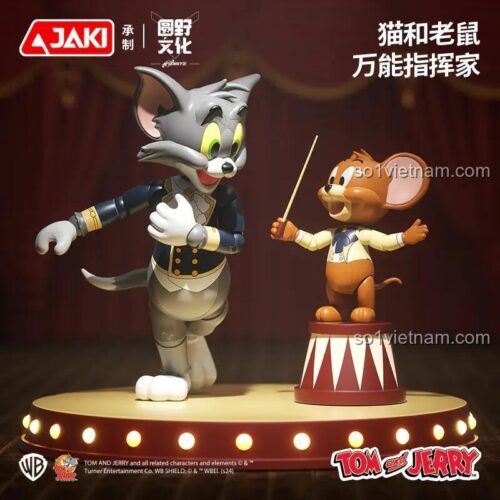 Mô hình Tom và Jerry trong hộp JAKI HK852 Tom and Jerry In The Hollywood Bowl