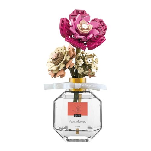 bộ lắp ghép Bình Hoa Anemone JAKI JK2507, đồ chơi mô hình hoa vĩnh cửu thơm ngát cho con gái 14 tuổi, giá tốt