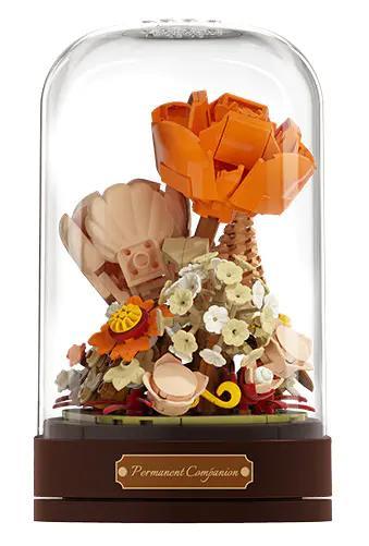 Bộ lắp ghép Hộp Hoa Vĩnh Cửu Âm Nhạc JAKI JK2673, đồ chơi mô hình hoa có nhạc cho bé gái 8 tuổi, giá tốt.