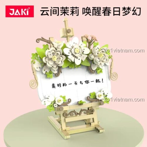Đồ chơi mô hình JAKI JK2807 Bưu thiếp Hoa Nhài, món quà sáng tạo cho bé gái 8 tuổi.