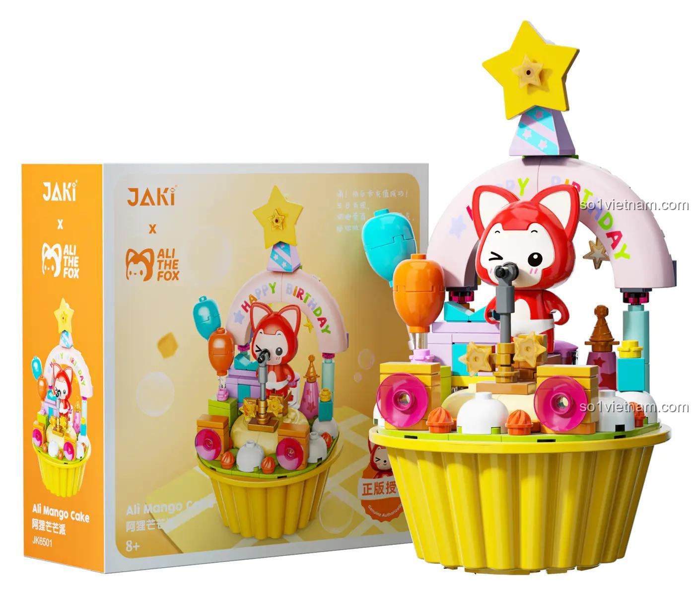 Hộp đồ chơi mô hình JAKI JK6501 Bánh Xoài Ali, món quà sinh nhật ý nghĩa cho con gái.