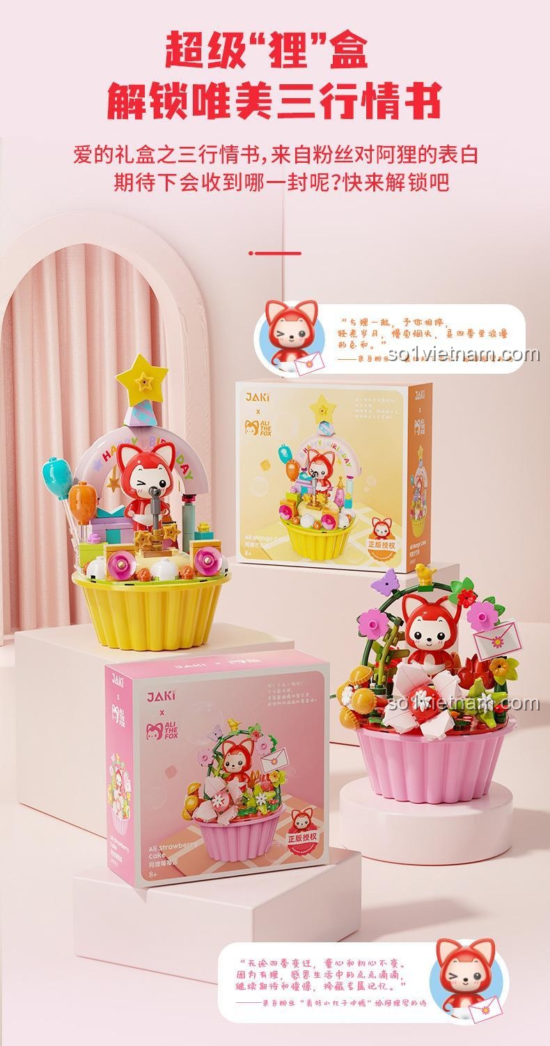 Mô hình bánh xoài Cáo Ali mã JK6501, một lựa chọn khác trong bộ sưu tập. Món quà sinh nhật tuyệt vời.