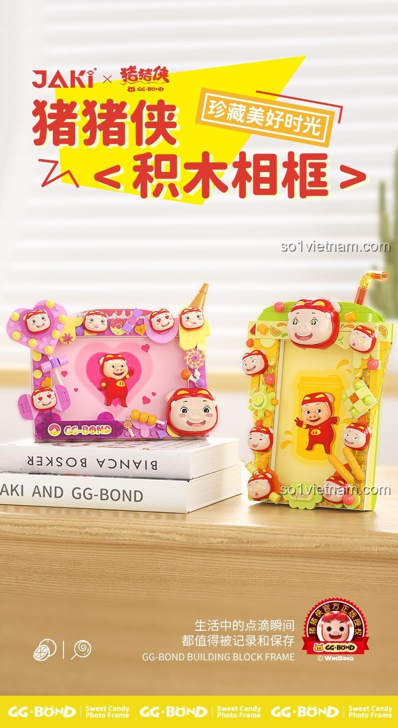 Mô hình Đồ trang trí bàn học GG Bond JK 6816 được trưng bày trên bàn, thể hiện tính năng trang trí độc đáo của sản phẩm.