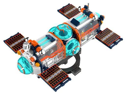 Mô hình bộ lắp ghép Trạm Không Gian Ngân Hà JAKI JK8506 cho bé trai 8 tuổi. Đồ chơi mô hình Trạm Không Gian giá rẻ, chất lượng cao.