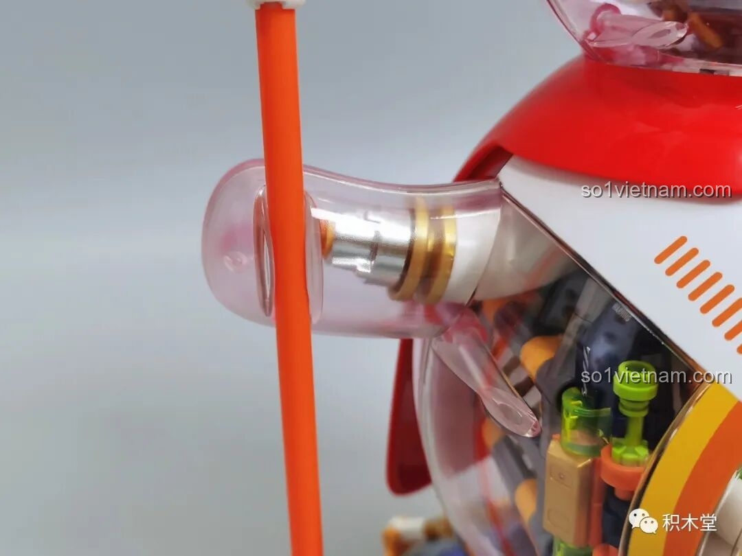 Chi tiết phần thân tròn của JAKI X Mixue Siêu Tuyết Vương