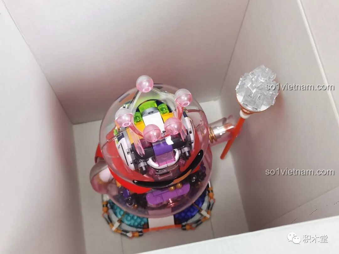 Chi tiết phần thân tròn của JAKI X Mixue Siêu Tuyết Vương