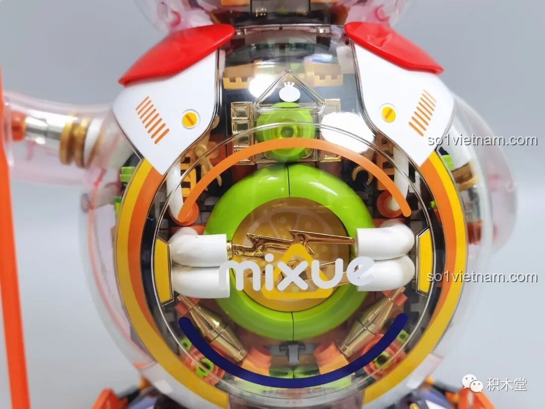 Chi tiết phần thân tròn của JAKI X Mixue Siêu Tuyết Vương