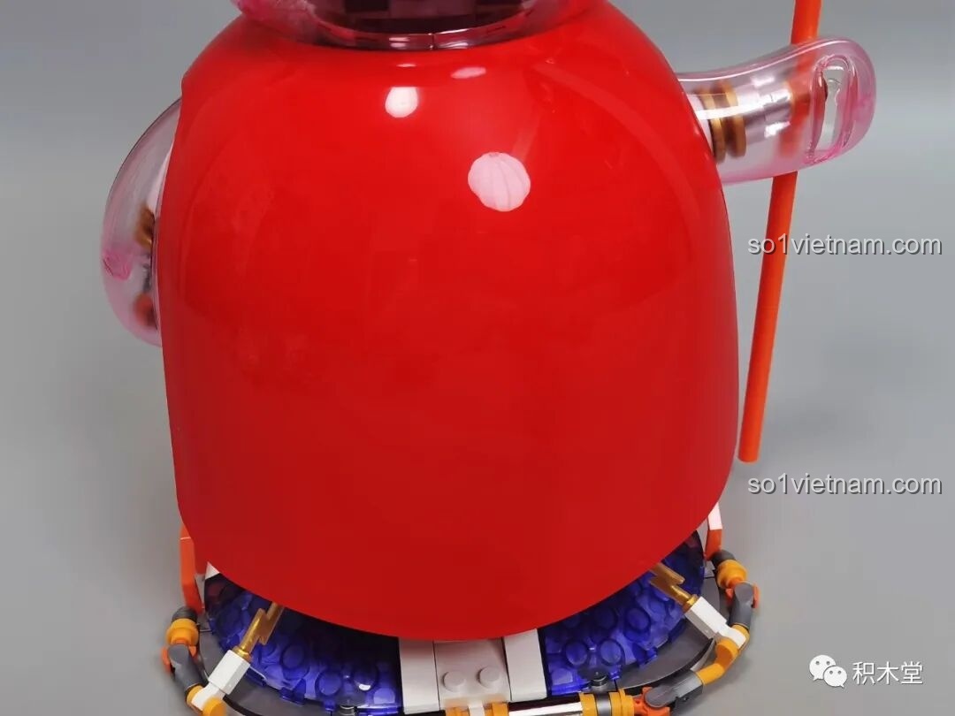 Chi tiết phần thân tròn của JAKI X Mixue Siêu Tuyết Vương