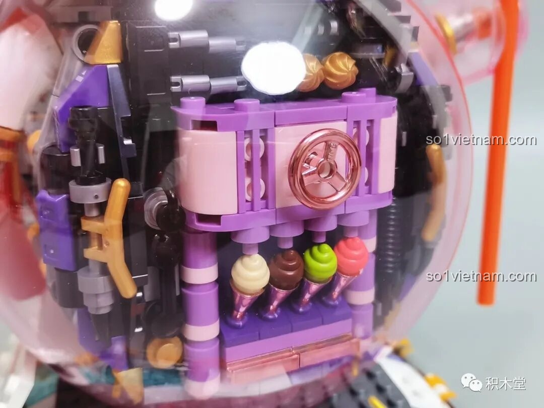 Chi tiết phần thân tròn của JAKI X Mixue Siêu Tuyết Vương