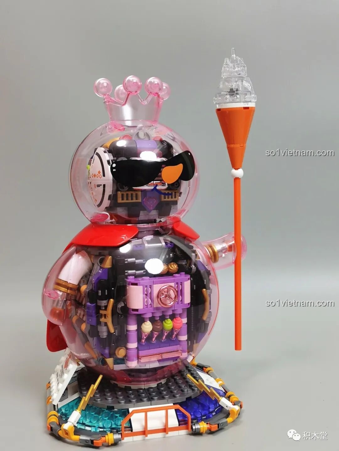 Chi tiết phần thân tròn của JAKI X Mixue Siêu Tuyết Vương