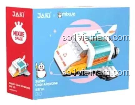 Hộp đồ chơi mô hình JAKI XWZB-23015 Phi thuyền Snow King, thiết kế Q-version, phù hợp bé trai 6 tuổi, chất lượng cao.