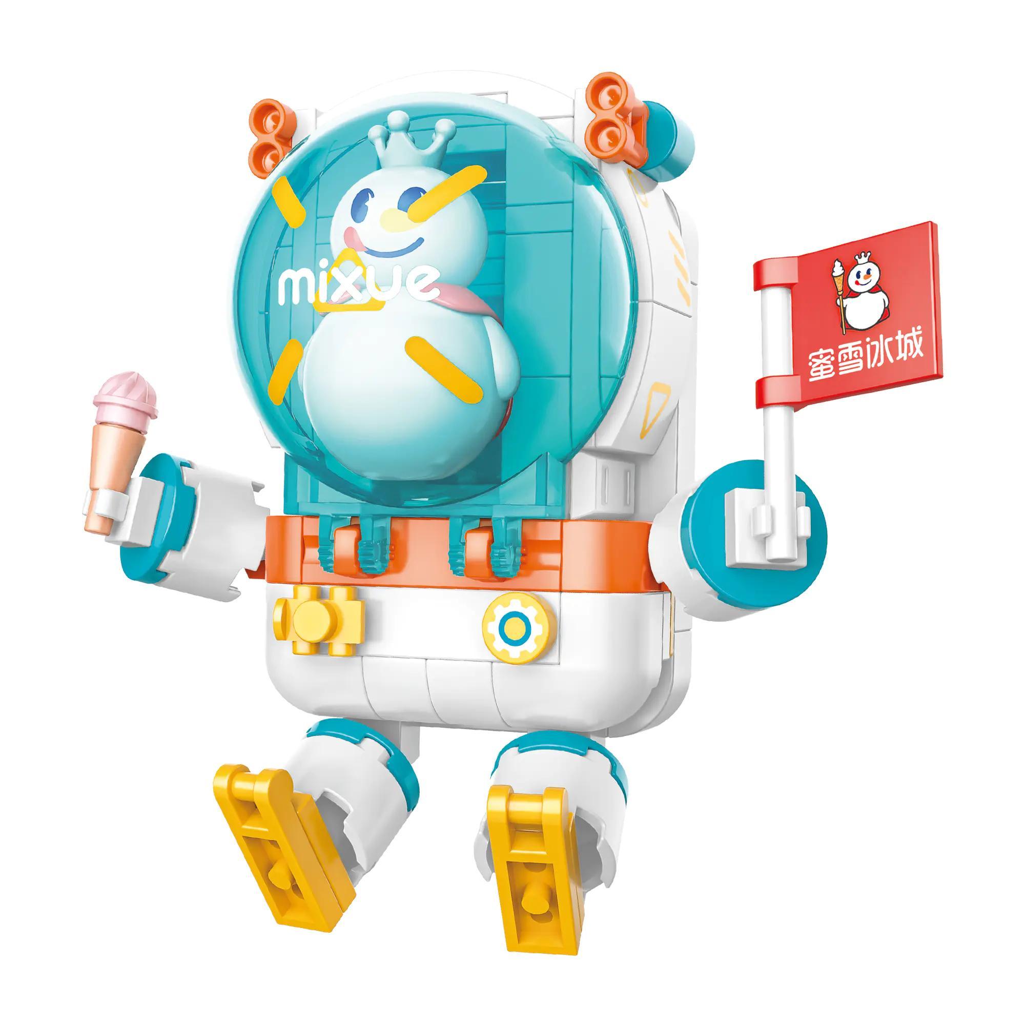 bộ lắp ghép Vua Tuyết Phi Hành Gia JAKI XWZB-23017, đồ chơi mô hình Robot Phi Hành Gia Vua Tuyết, đồ chơi lắp ghép cho bé 6 tuổi, giá tốt