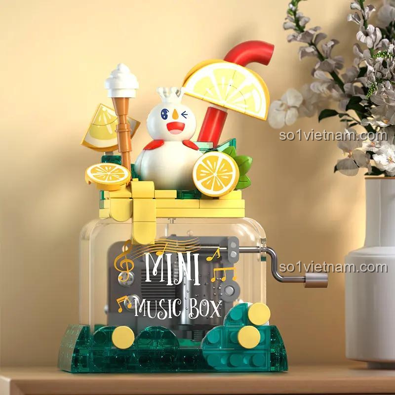 Mô hình JAKI XWZB-23082 Hộp nhạc Tuyết Vương Vị Chanh