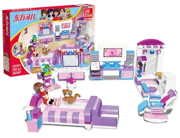 Hộp sản phẩm bộ lắp ghép JIESTAR 20387 Căn phòng của Keer