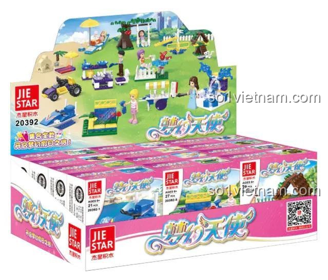 Hộp sản phẩm JIESTAR 20392 Mô hình Thiên thần Mơ mộng, bộ lắp ghép 336 chi tiết cho bé gái 6 tuổi